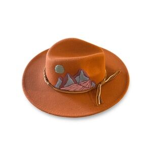 Ski Bum - mountain embroidered hat